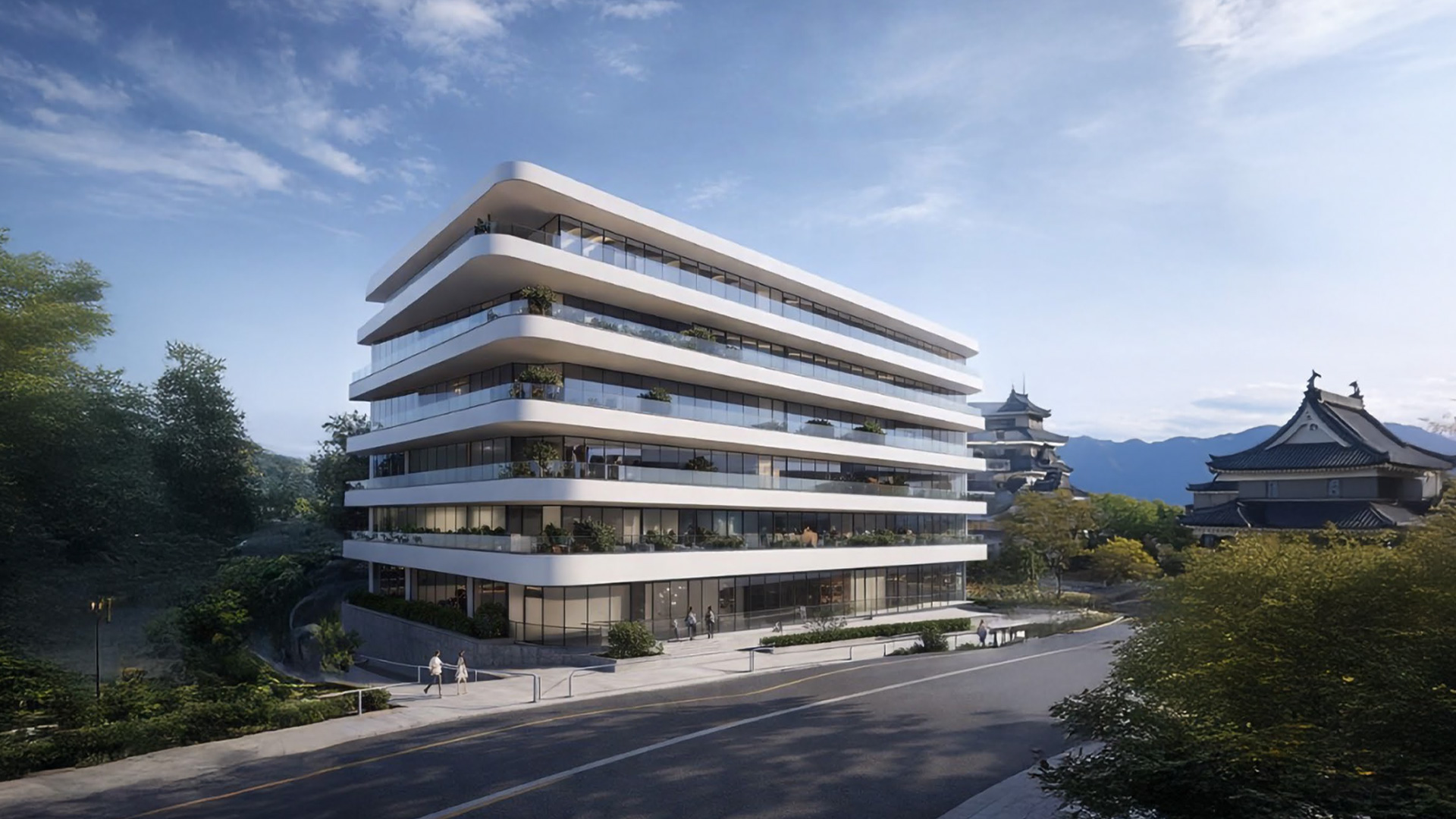 The Excelsior Plaza 水前寺外觀主視覺（白天）