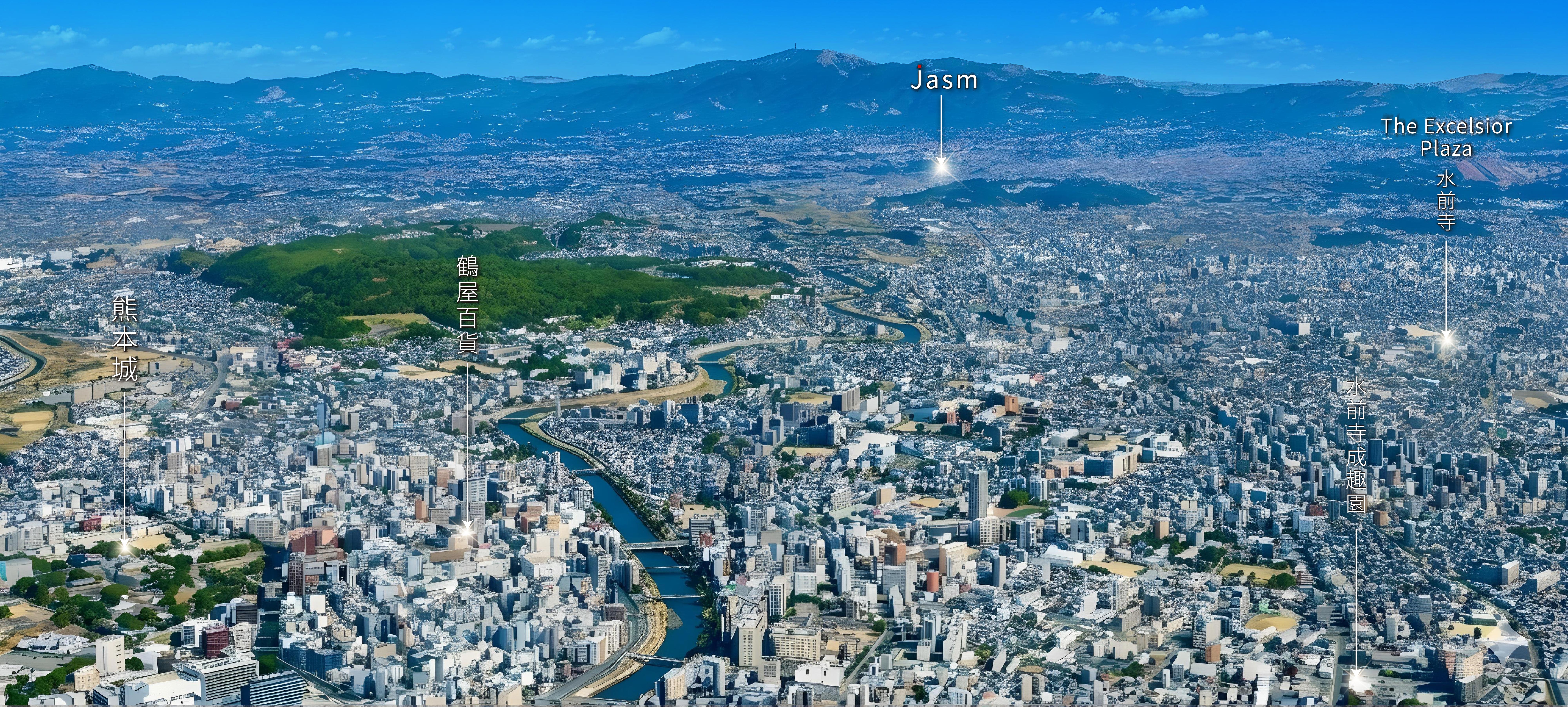 The Excelsior Plaza 水前寺基地示意圖